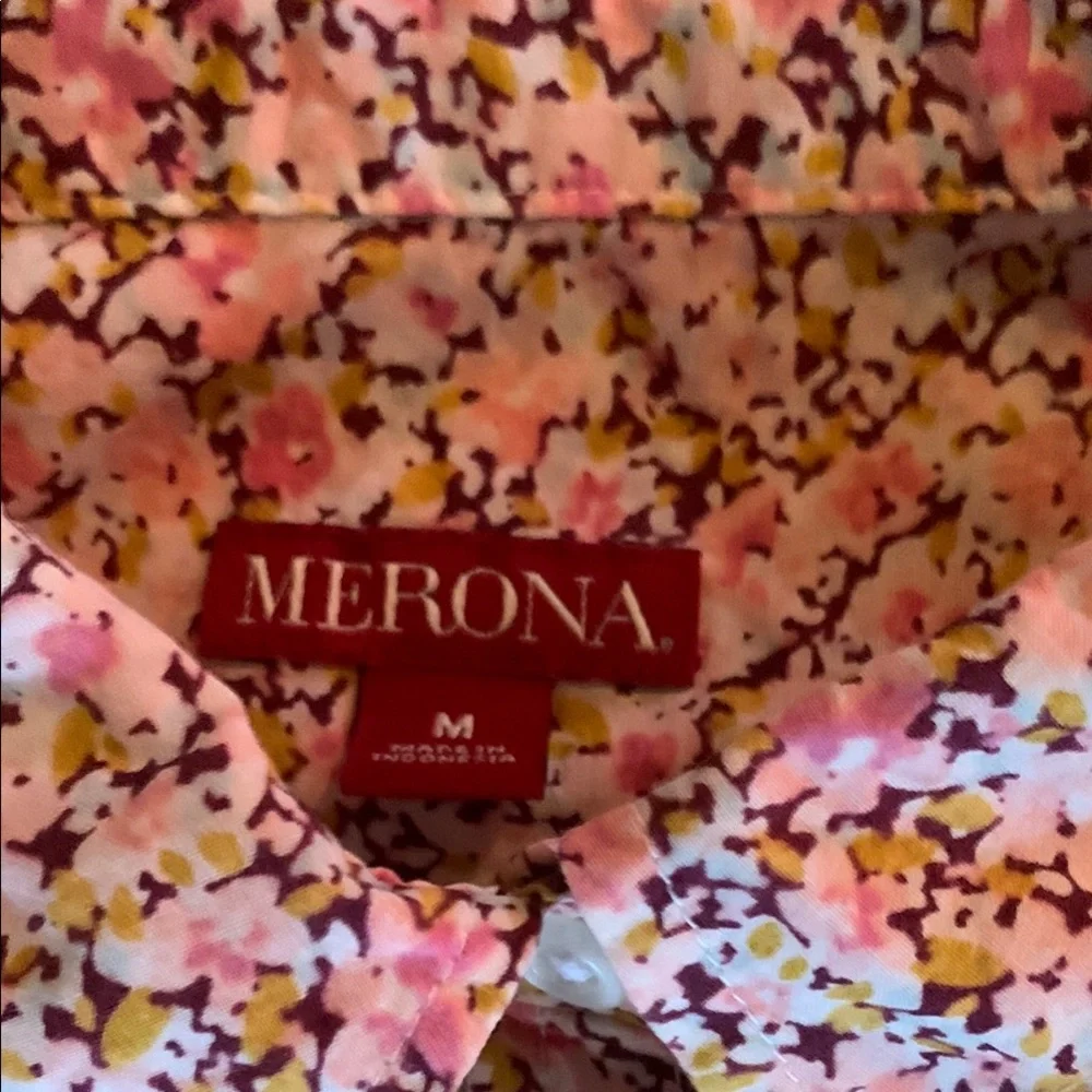 Floral Patterned Women’s Shirt Set - Picture 6 of 7